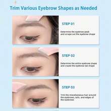 10/20pcs Assorted Crescent-Shaped Eyebrow Razors, Suitable For Beginners, Men & Women Eyebrow Grooming Tool