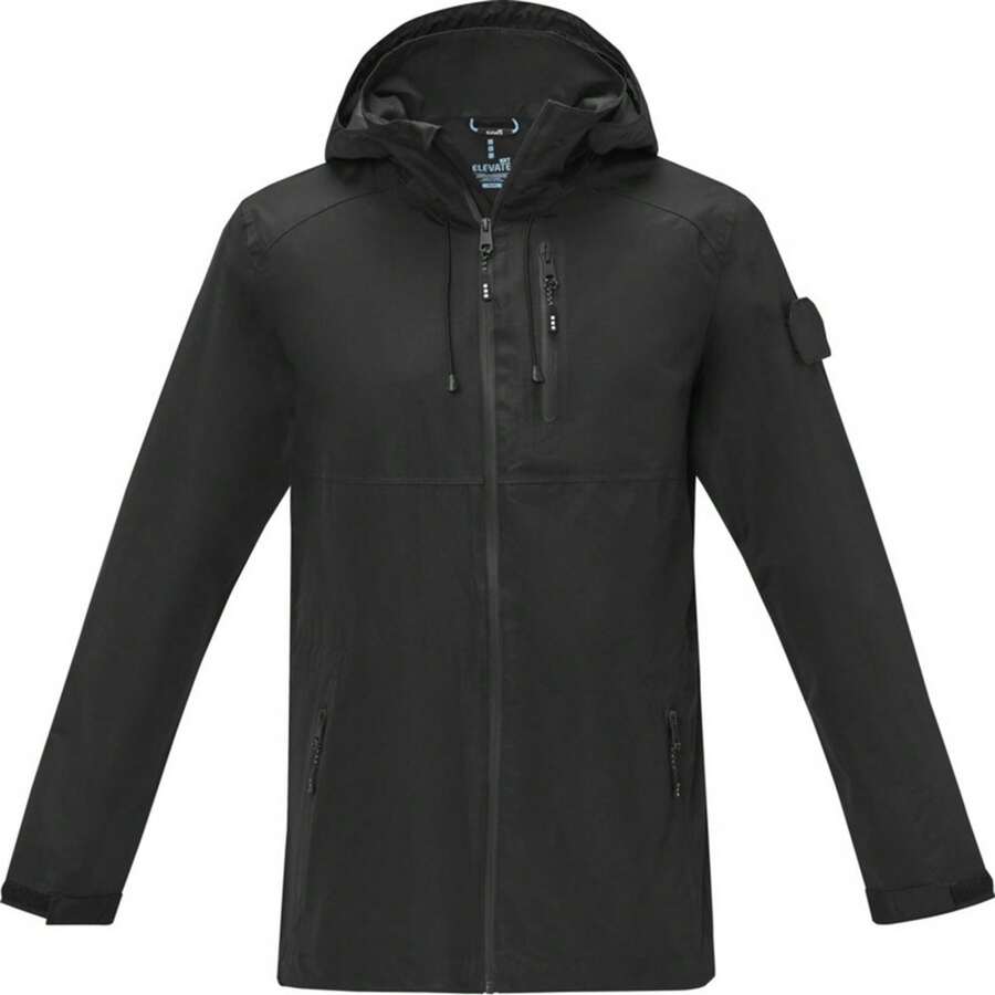 Elevate Giacca leggera circolare unisex per adulti (nero tinta unita)