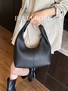 休闲简约大容量轻便多功能女士单肩腋下包