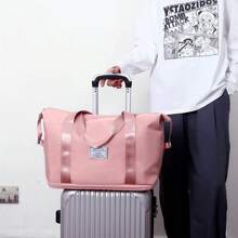 Extendable Women's Large Capacity Storage Luggage Handbag Leisure Travel Duffle Bag Waterproof Nylon Sports And Fitness Handbag