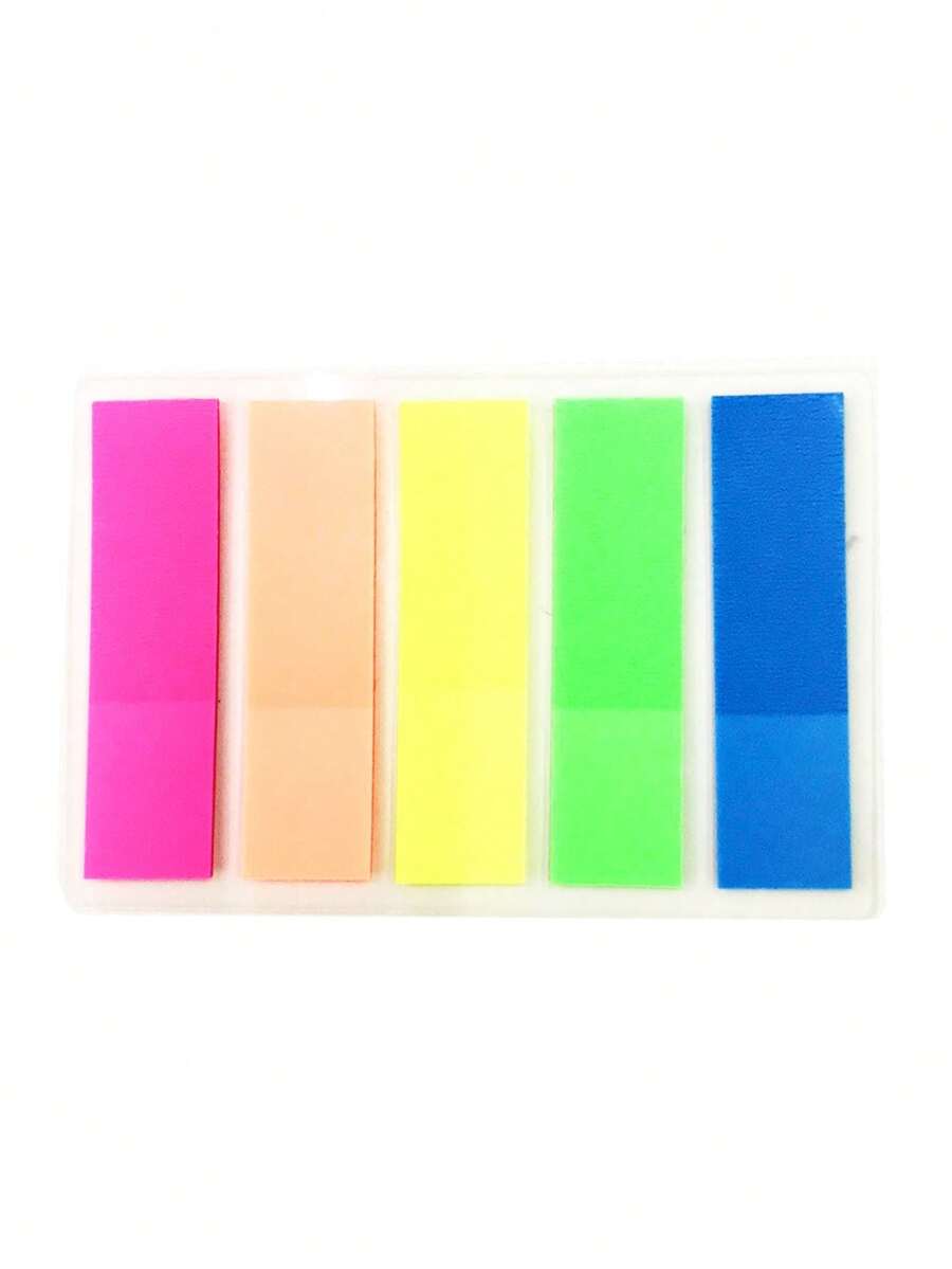 Conjunto de Recadinhos Flags Bandeirinha Marcador de Página Escolar Escritório Anotações Bloco