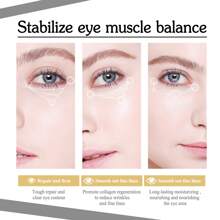 10ml Gel Reafirmante para os Olhos com Cafeína e Retinol | Hidrata, Reduz Rugas, Aumenta o Colágeno | Tratamento Anti-Envelhecimento para Pele Suave Sob os Olhos