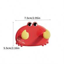Crab Shape Wall Hooks - No Drilling Required, Strong Load Bearing, Damage-Free Hanging For Clothes, Applicable To Sticky Doors, Multipurpose Towel And Key Racks