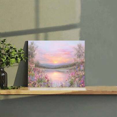 1 Set DIY Personalized Oil Painting Of The Ocean, Carefully Crafted To Express Your Individuality Through Colors And Creativity, No Drawing Experience Needed To Create Beautiful Artwork, Choose One To Decorate Your Space, Relieve Stress And Enjoy The Power Of Art, Digital Oil Painting Kit