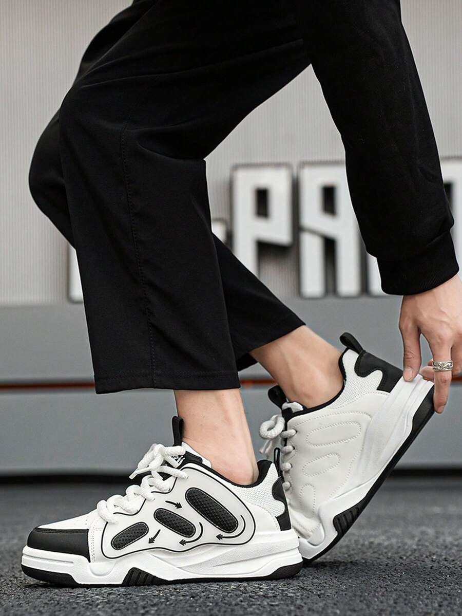 Spring Small-Niche Platform Sneakers, Bread Shoes, Casual Sporty Shoes, Versatile Ins Thick-Sole Chunky Sneakers - Multicolor - View 1