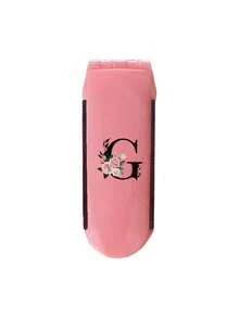 1件装二合一可折叠美发化妆镜 - 便携式梳妆镜，旅行必备，带化妆镜的可折叠梳子，方便携带，是旅行和外出的理想之选，双用途气垫刷，头皮按摩刷 - 粉色 - 查看 20