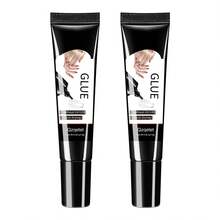 New Upgrade Quick Dry 10gx2 Semi-Solid Nail Glue Gel For Press On Nails - Strong Clear Acrylic Nail Sheets Solid Gel Nail Glue For False Nails Soft Gel Nail Sheets Solid Hard Gel For Manicure DIY Home Without UV Lamp - 無色 - 查看 1