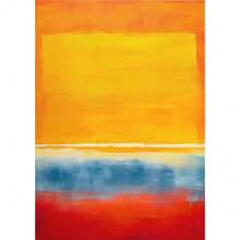 1pc Wall Arts Posters Frameless Vintage Modern Famous Mark Rothko Colorful Artwork Nordic Abstract Poster Canvas Paintings Wall Art Pictures Home Decor - Multicolor - View 52