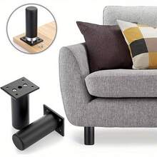 4 piezas Patas ajustables para gabinete, Patas de muebles ajustables, Elevadores de muebles de sofá, Patas de repuesto DIY para muebles, Pies para soporte de TV - Multicolor - Ver 2