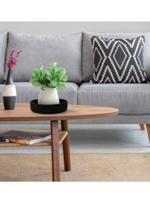 Soporte de rejilla de aproximadamente 20,3 cm (8 pulgadas) apto para platos, ollas y sartenes calientes, posavasos resistente al calor grueso para la cocina, alfombrilla, artículos de cocina esenciales, decoración de mesa y encimera, con cesta de almacenamiento, set de 5 piezas (4 posavasos + 1 cesta de almacenamiento)