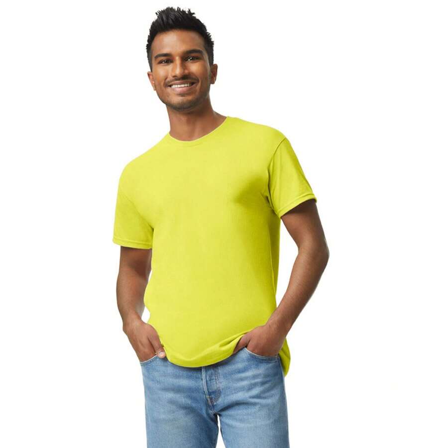 Unisex Adult Heavy Cotton TShirt (Green) - Green - View 1