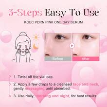 KOEC PDRN 粉红一日精华 | 99% 三文鱼 DNA PDRN 浓缩安瓶，胶原蛋白，谷胱甘肽，透明质酸 - 提升肌肤光泽 | 韩国护肤品 1.5ml x 10支/盒 - 淺粉色 - 查看 4