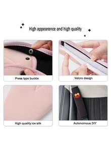 1pc/2pcs Car Seat Belt Shoulder Protector Child Anti Pinch Belt Protector All Season Universal Car Interior Supplies - one-size - View 7