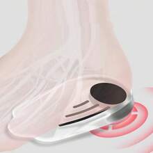 2pcs 4th Generation Volcanic Magnetic Invisible High Elastic Shock-Absorbing Comfortable Insoles, Soft Silicone Heel Protector Pads, Suitable For Sports Shoes & Casual Shoes