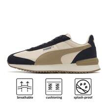 Puma R78系列休闲运动鞋，男女款户外跑步鞋，款号：399250-07 - 橡樹棕-銀河灰 - 查看 1