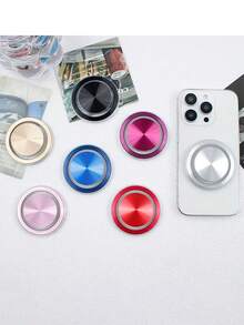 MagSafe Compatible Magnetic Grip Stand, Adorable Phone Holder, Expandable Foldable Phone Accessories Compatible With IPhone, Android Phone, Gift For Birthday, Family, Friends Finger Ring Holder, Phone Grip - Multicolor - View 4