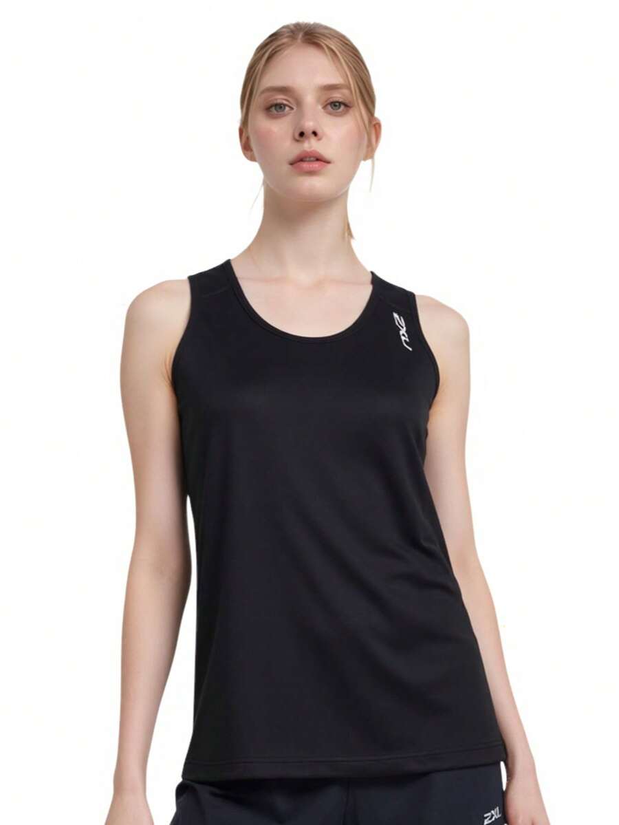 2XU BSR Active Singlet - Black - View 1