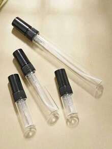 Refillable Black Transparent Perfume Spray Bottle, Fine Mist, Mini Perfume Refillable Spray Bottle, Cosmetic Essence Water Storage Container, Perfume Bottling, Perfume Spray Pump Box, Mini Pocket Perfume Spray, Refillable Perfume Dispenser Transfer Tool (2ml/3ml/5ml/10ml), Travel Essential, Perfume Essence - Black and White - View 9