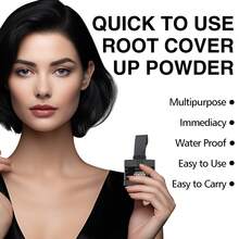 GOIPLE 27.5g Hair Fibers + Hairline Powder 4-Piece Set - Fills In Sparse Hair, Instantly Thickens Hair Volume - 5g Hairline Shadow Powder, Waterproof Root Cover Up, Lace Wig Repair Serum, For Filling In Sideburns, Mustache And Eyebrows, With Mirror And Sponge Applicator - Hairline Powder Brush And Fiber Spray Styling Tools - Fiber+Powder 4pcs - 查看 8