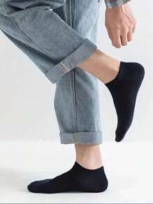 15 pares/10 pares/5 pares/3 pares/1 par de calcetines bajos para hombre de unicolor simple, que absorben la humedad y son invisibles, adecuados para todas las estaciones