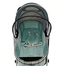 Infant Stroller Mosquito Net, Dense Full Coverage Breathable Foldable Anti-Mosquito Net Canopy, Suitable For Strollers, Bassinets And Car Seats - Black - View 4