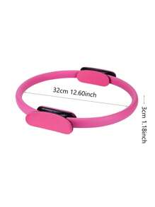 1pc Yoga Fitness Ring Circle Pilates Circle Pilates Ring, Body Ring, Great Exercisers For Legs, Fitness Circle, Thigh Exercise, Pilates Circle, Women Girl Exercise Home Resistance Elasticity Gym Workout Accessories