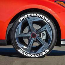 8pcs Set Letter Tire Decals, PVC Soft Rubber Tire Stickers, Personalized 3D Tire Decals, Fit For All Vehicles, Sports Car Decoration
