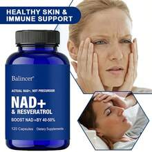 Immune Systems Support - NAD And Resveratrol Formula Capsules - 120 Capsules - 1 chai - Xem 8