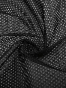 1 Set Of 3 Pcs (Including 2 Suction Cups) Car Suction Cup Mesh Curtain Sun Shade, Universal Mesh Sun Visor, Car Side Window Privacy Blackout Curtain - Black - View 8