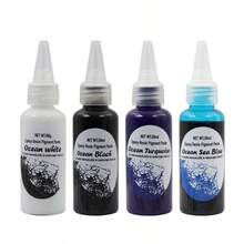 50ml 环氧树脂颜料膏高浓度颜料膏适用于环氧树脂和紫外线树脂，抗紫外线不透明颜料用于制作细胞和花边，3D 花朵树脂杯垫
