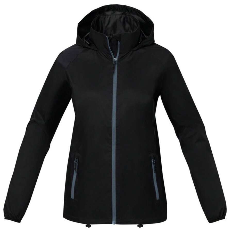 Elevate Womens/Ladies Dinlas Lightweight Jacket (Solid Black) - Black - View 1