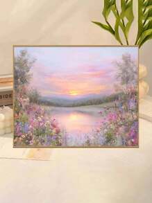 1 Set DIY personalisierte Ölmalerei des Ozeans, sorgfältig gefertigt, um Ihre Individualität durch Farben und Kreativität auszudrücken, keine Zeichenerfahrung erforderlich, um schöne Kunstwerke zu erstellen, wählen Sie eine aus, um Ihren Raum zu dekorieren, Stress abbauen und die Kraft der Kunst genießen, Digital Ölmalerei Set