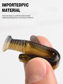 8pcs Bionic Soft Lure Baits, Simulated Gudgeon For Bass Fishing - Multicolor - View 5