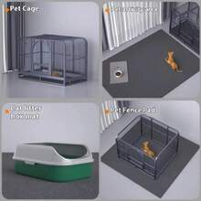 黑色双层蜂窝设计猫砂垫，防滑可洗猫垫，适用于宠物厕所猫砂盆，猫抓家具保护器，猫抓柱更换器，沙发角落墙壁保护器，保护家具免受猫抓伤