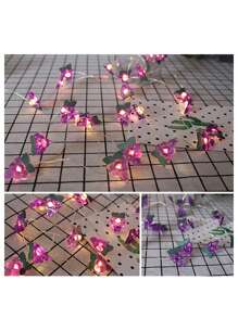 20 LED Fruit String Lights, Copper Wire Fairy Lights, Waterproof Novelty Lemon, Watermelon, Grape, Pineapple Decor Lights For Patio, Kids Girls Room, Summer Decoration, Christmas, Birthday Party, Festival