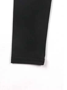 3pcs Sets Of Young Girls Spring And Summer Solid Color Stretch Leggings, Suitable For Daily Leisure, Simple And Comfortable Leggings