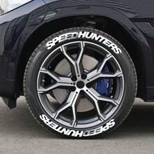 8pcs Set Letter Tire Decals, PVC Soft Rubber Tire Stickers, Personalized 3D Tire Decals, Fit For All Vehicles, Sports Car Decoration
