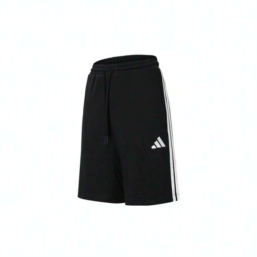 Adidas Celana Pendek Olahraga Rajut Pria Ukuran M 3S FT SHO JE6414 - Hitam - View 1