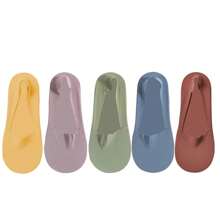 Solid Color Socks Soft And Lightweight Invisible Boat Socks For Women's Silk Stockings Solid Color Plain Socks Comfortable And Lightweight Low Ankle Socks