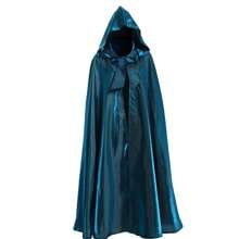 Medieval Cloak; Wizard Robe; Death Role-Play Performance Costume. Halloween Black Cape