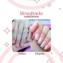 Kit 50 Lixa De Unha Bloco Fecha Poros Polidora color Unhas gel polygel Acrilico