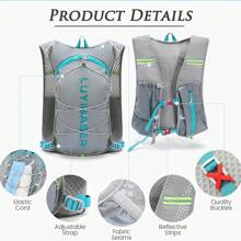 Running Vest, 5L Hydration Vest Lightweight, Breathable And Sweatproof Running Backpack, Adjustable Running Hydration Vest For Trail Running Marathon Race Jogging Cycling