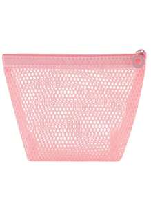 Nylon Mesh Cosmetic Bag,Travel Make Up Bag,Beach Bags For Women,Travel Bags For Women,Travel Organizer Bags,Toiletry Bag,Organization And Storage,Travel Accessories,Travel Essentials,Cruise Essentials,Bathroom Storage, Jewelry Storage, Lip Gloss Storage, Nail Polish Storage, Cosmetics Storage,Mother's Day Gifts, Easter Gifts