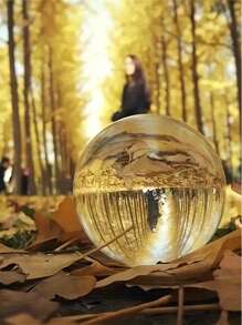 Glass Crystal Ball Reflective Sphere, Suitable For Restaurant, Kitchen, Living Room, Party, Valentine's Day Gift, Craft Gift, Confession Gift, Night Light, Birthday Gift, Mother's Day Gift, Back To School/Graduation Gift, Memorial Gift, Wedding Favors, Bedroom, Living Room, Dining Room Decor, Romantic Atmosphere Gift, Christmas Gift, Summer Gift, Easter