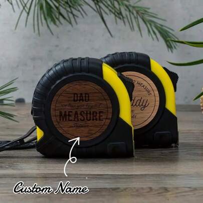 Loved Beyond Measure Engraved Personalized Tape Measure Tool, No One Measures Up To You, Fathers Day Gift For Dad Grandpa