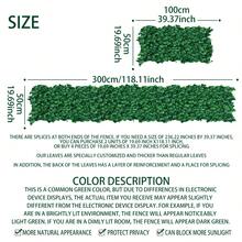 Conjunto de 1 peça, tela de cerca de privacidade de hera, cerca de folhas de hera artificial, cerca de privacidade verde com suporte de malha, jardim ao ar livre, pátio, decoração de parede verde de varanda