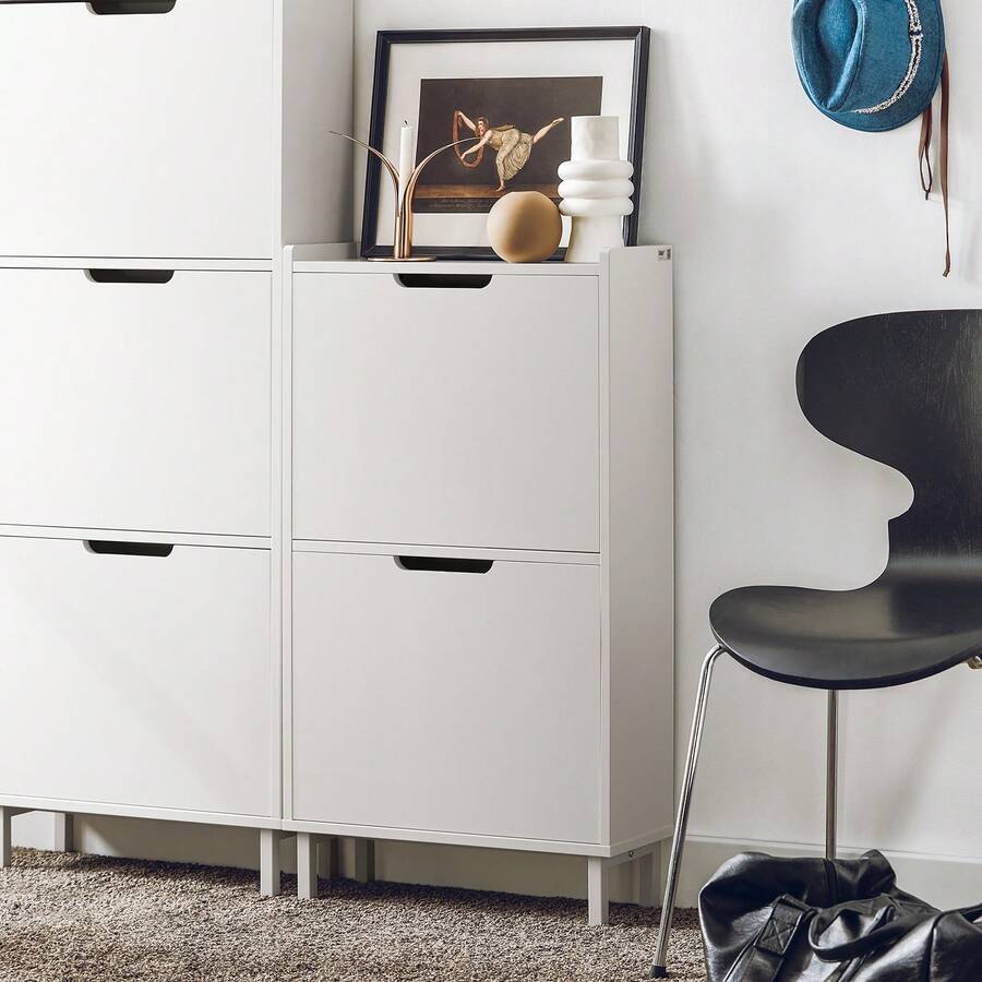SoBuy Schuhregal 19 cm für kleine Flure, Gänge und hinter Türen
