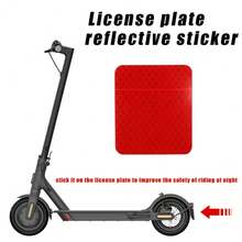 Rear Mudguard Reflective Warning Sticker Electric Scooter For Mi Pro 2 Mi3 Mudguard Skateboard Reflective Sticker Accessories