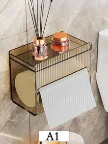 1 Stück transparente Luxus-Acryl-Taschentuchbox, wandmontierte wasserdichte Taschentuchaufbewahrungsbox für Badezimmer, bohrfreies Design, Küche, Badezimmer, Toilette, Wohnzimmer Schreibtisch Papierbox, Taschen, Make-up-Tasche, Waschtisch, Reise, Make-up-Tasche, Aufbewahrung, Make-up-Organizer, Make-up-Taschen, Kulturbeutel, Schreibtischorganizer, Kosmetiktasche, Make-up-Beutel, Make-up-Organizer, Waschtischzubehör, Make-up-Beutel, Make-up-Taschen, Schmuckkasten, Beutel, Make-up-Pinselhalter, Pinselhalter, Parfümorganisator, Beuteltasche, Geschenke für Frauen, Weihnachtsgeschenke, Geschenkideen für Frauen, Raumdekoration - Transparent - Übersicht 12