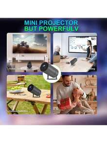 1080p Mini Projection Screen Projector, Bluetooth Version 5.0 HD Smart Projector, Android 11.0 System Projector. It Can Be Used Outdoors, For Camping, Parties, Office Work, And Meetings. Convenient And Practical, Mini-Sized, And Easy To Carry. Provides Enhanced Convenience And Practicality, Making It An Ideal Choice For Various Needs.Room Projector With Automatic Keystone Correction And Manual Focus. Projector Screen Projector 4k. - UK Plug(220-240V) - View 9